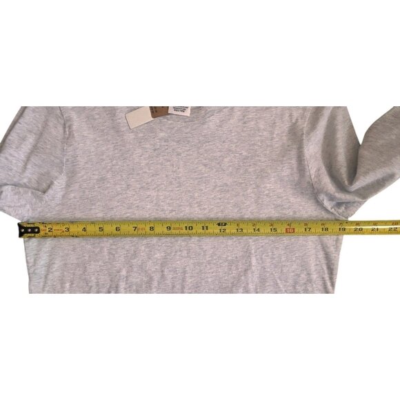 Pink Victoria's Secret 2 Cotton Long Sleeve Crew Neck Mid-Length Gray Black M - Picture 10 of 15